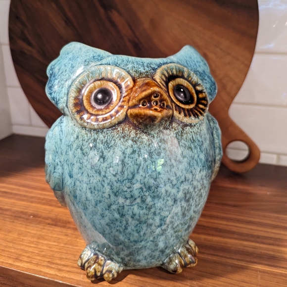 Vintage owl water pitcher - Picture 1 of 9